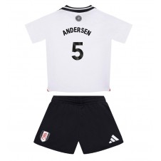 Fulham Joachim Andersen #5 Hjemmedraktsett Barn 2024-25 Kortermet (+ korte bukser)